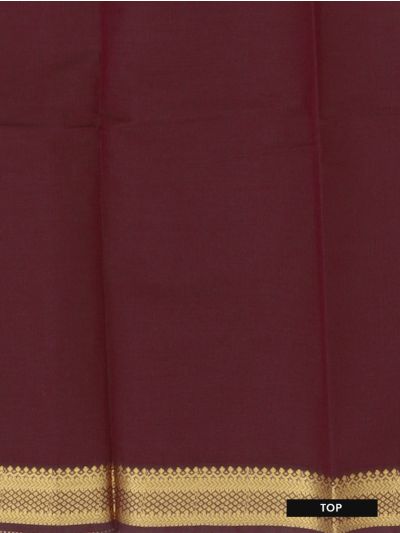 Graceful Essence Mangalagiri Cotton Plain with Geometric Zari Border Dress Material