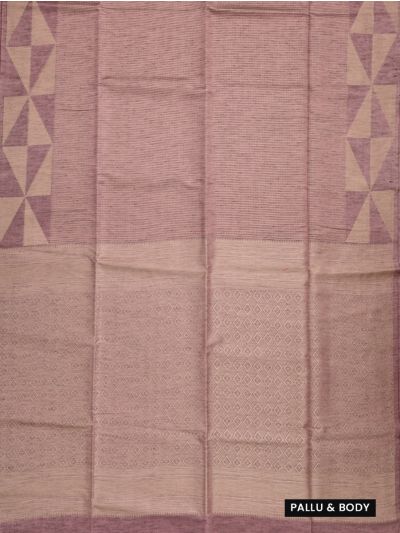 Gracecharm Art Soft Silk Micro Check with Geometric Diamond Brocade Pallu Saree