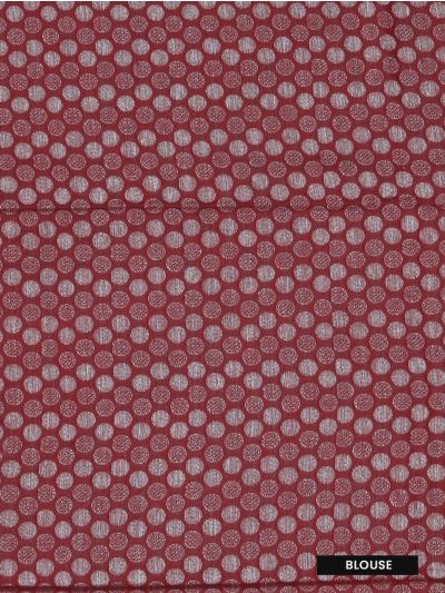 Kanmanie Softy Silk Deep Maroon Floral Diamond Pallu Saree