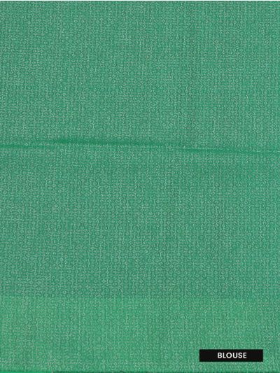 Kanmanie Softy Silk Magenta Diamond Butta Emerald Pallu Saree