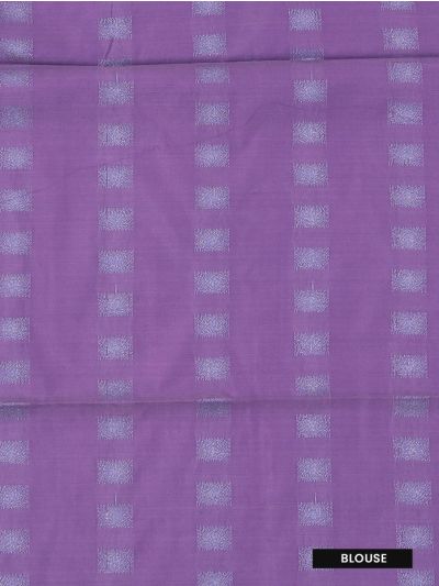 Kanmanie Softy Silk Lavender Leaf Butta Zari Pallu Saree
