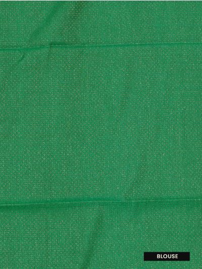 Kanmanie Softy Silk Mustard Gold Diamond Butta Green Pallu Saree