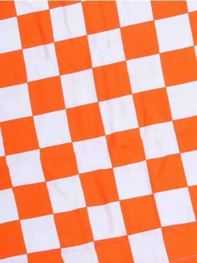 Doctor Towels Citrus Checkered Bamboo Bath Towel