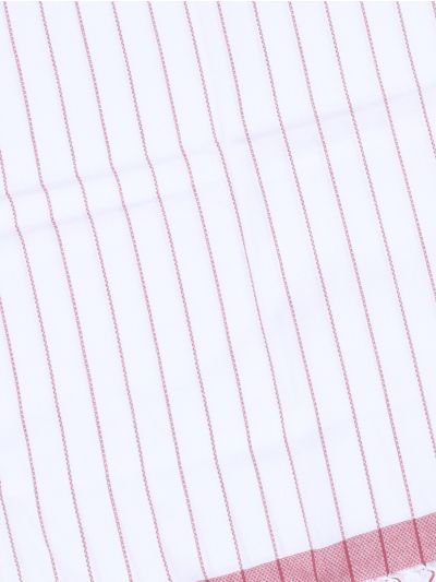 Doctor Towels Merlot Mauve Cambric Pinstripe Bath Towel