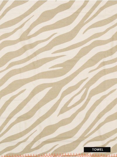 Doctor Towels Taupe Tiger Bamboo Bath Towel
