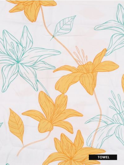 Doctor Towels Sunlit Bloom Bamboo Bath Towel