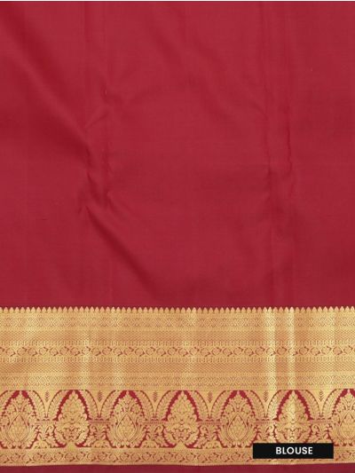 Gracecharm Pure Silk Floral Jaal with Ornamental Pallu Saree