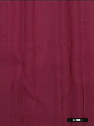 Vivaha Kanchipuram Pure Silk Traditional Motif with Contrast Border Saree