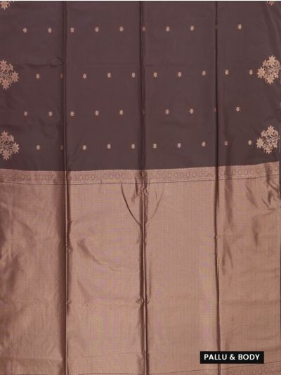 Gracecharm Art Soft Silk Floral Butta Saree