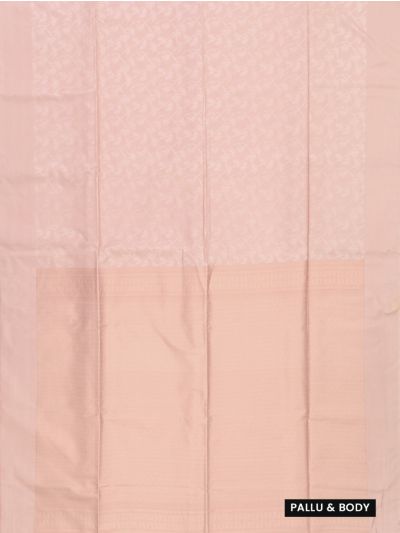 Gracecharm Art Soft Silk Floral Vine Jaal with Fine Micro Brocade Pallu Saree