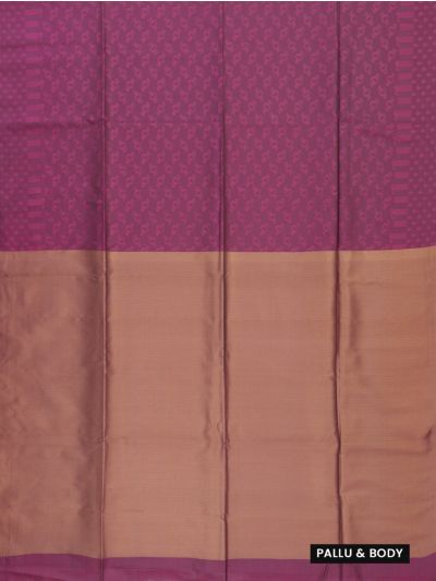 Gracecharm Art Soft Silk Butta with Contrast Pallu Saree
