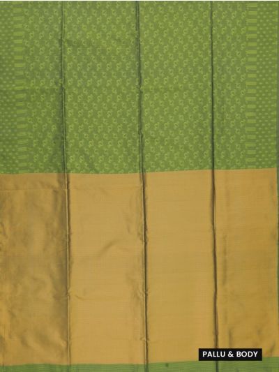 Gracecharm Art Soft Silk Micro Butta with Contrast Pallu Saree