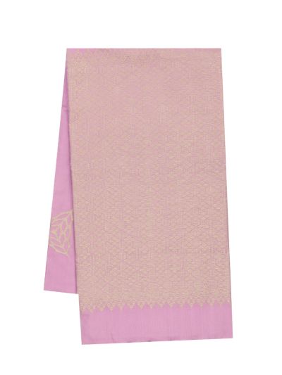 Gracecharm Art Soft Silk Triangular Butta with Geometric Diamond Pallu Saree