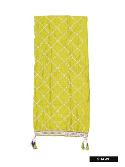 Graceful Essence Girls Floral Butta Flared Kurta Pant Dupatta 3 Piece Suit Set
