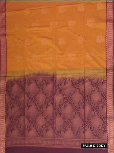 Gracecharm Art Soft Silk Leaf Butta Tree Jaal Pallu Saree