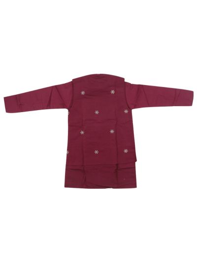 Gracecharm Boys Scenic Embroidered Indo Western Sherwani Set