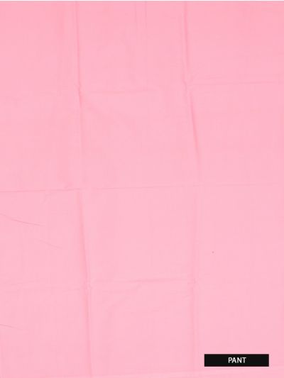 Graceful Essence Timeless Classic Floral Light Pink Peach Cotton Dress Material