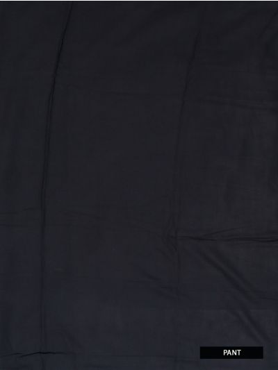 Graceful Essence Timeless Classic Black Cotton Dress Material