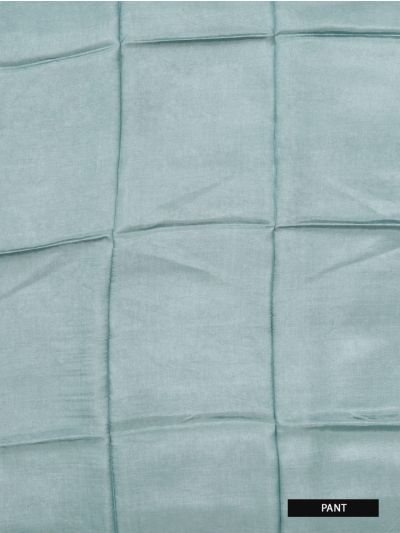 Graceful Essence Timeless Classic Powder Blue Semi Tussar Silk Dress Material
