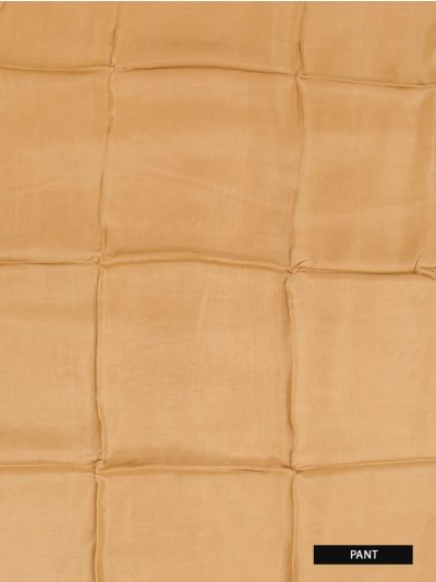 Graceful Essence Timeless Classic Camel Brown Semi Tussar Silk Dress Material