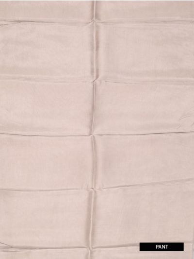 Graceful Essence Timeless Classic Pale Beige Semi Tussar Silk Dress Material