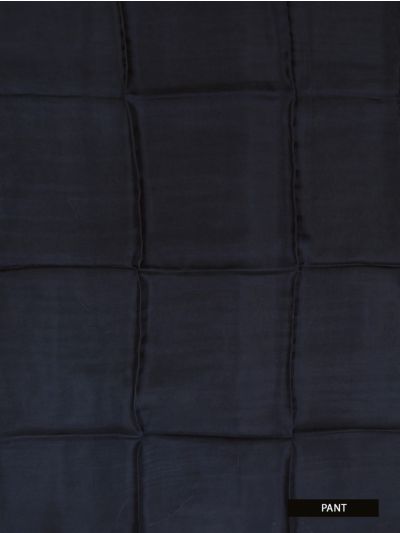 Graceful Essence Timeless Classic Black Silk Cotton Dress Material