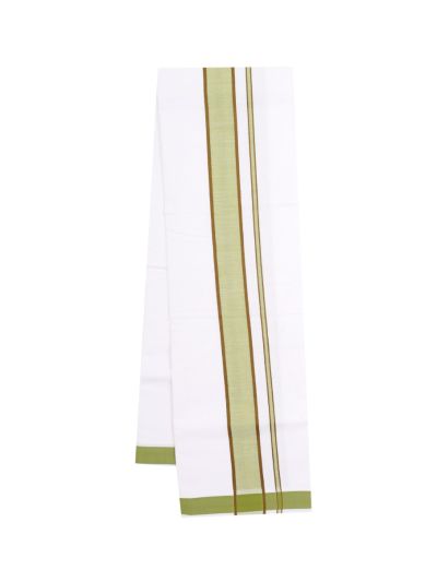 KKV Men’s Sage Green Half Sleeve Cotton Readymade Shirt and Dhoti Set
