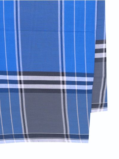 Men’s Premium Vertical Stripes Faint Checks Cotton Lungi