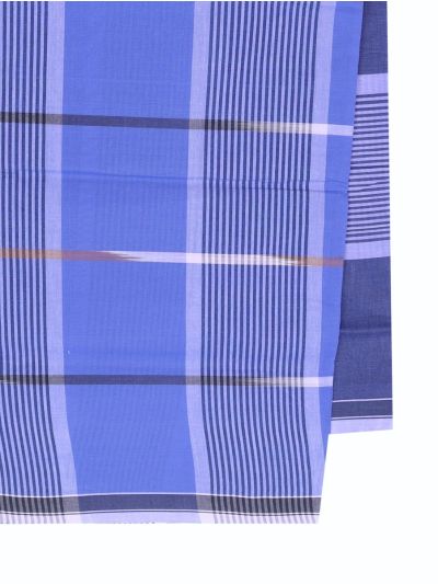 Men’s Premium Checkered And Striped Pattern Cotton Lungi