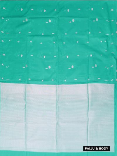 Gracecharm Art Soft Silk Floral Butta Pallu Saree