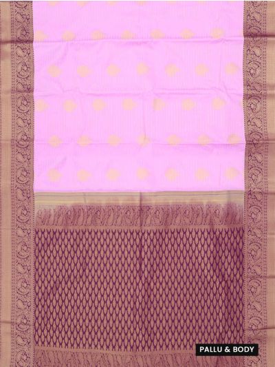 GraceCharm Art Silk Butta with Paisley Jaal Pallu Saree
