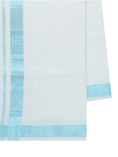 KKV Men’s Full Sleeve Tissue Cotton Readymade Shirt and Dhoti Set