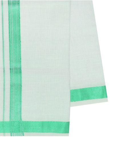 KKV Men’s Full Sleeve Tissue Cotton Readymade Shirt and Dhoti Set