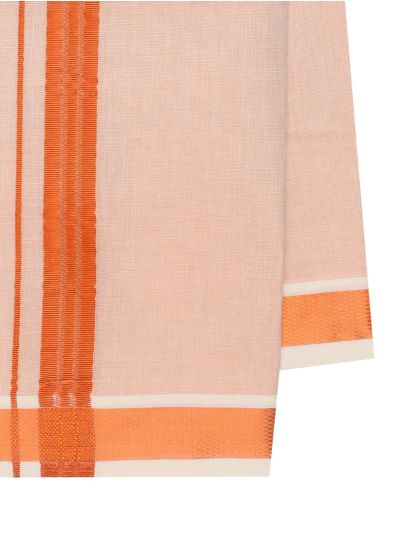 KKV Men’s Full Sleeve Tissue Cotton Readymade Shirt and Dhoti Set
