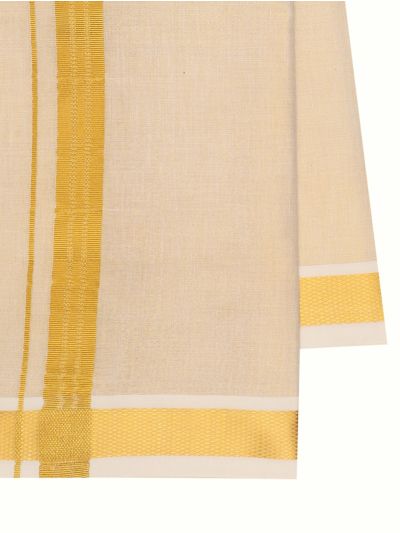 KKV Men’s Full Sleeve Tissue Cotton Readymade Shirt and Dhoti Set