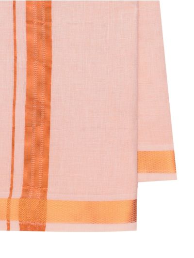 KKV Men’s Full Sleeve Tissue Cotton Readymade Shirt and Dhoti Set