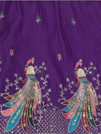 Gracecharm Emerald Glow Dupion Embroidered Readymade Girls Choli