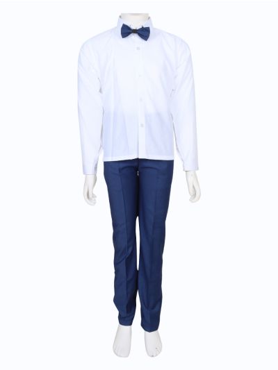 Royal Elegance Boys Premium Rayon Coat Suit with Bow Tie – Stylish Formal Outfit