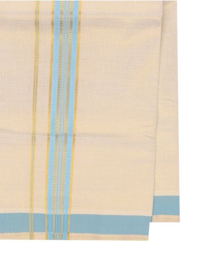 KKV Men’s Half Sleeve Cotton Readymade Shirt and Dhoti Set | Traditional Ethnic Wear