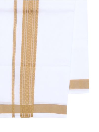 KKV Men’s Half Sleeve Cotton Readymade Shirt and Dhoti Set | Traditional Ethnic Wear