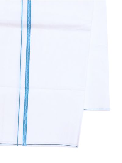 KKV Men’s Half Sleeve Shiny Cotton Mix Readymade Shirt and Dhoti Set