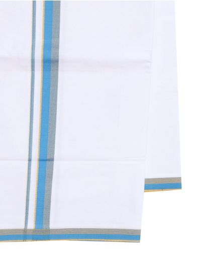 KKV Men’s Half Sleeve Shiny Cotton Mix Readymade Shirt and Dhoti Set
