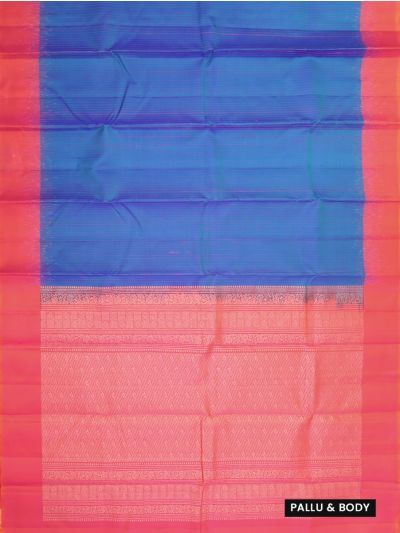 Gracecharm Elegant Pure Soft Silk Striped Design Contrast Border Saree