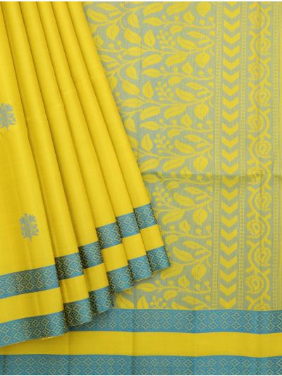 Gracecharm Elegant Pure Soft Silk Butta Design with Border Saree