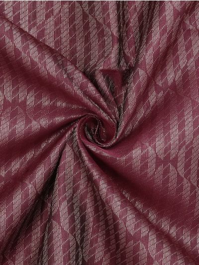 Gracecharm Pure Soft Silk Diamond Lattice Geometric Pallu Saree
