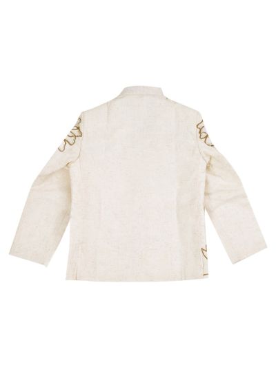 Gracecharm Boys Floral Blazer with Nehru Waistcoat and Pant Set