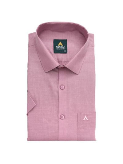 Couple Combo Pink Shirt and Dhoti Set with Saree