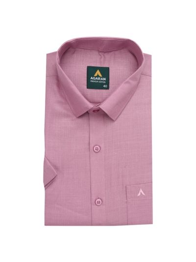 Couple Combo Dusty Rose Pink Shirt and Dhoti Set with Saree