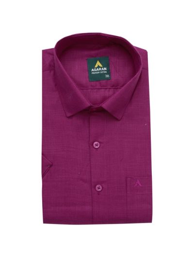 Couple Combo Deep Magenta Shirt and Dhoti Set with Saree