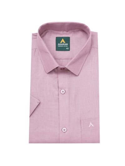 Couple Combo Dusty Rose Pink Shirt and Dhoti Set with Saree